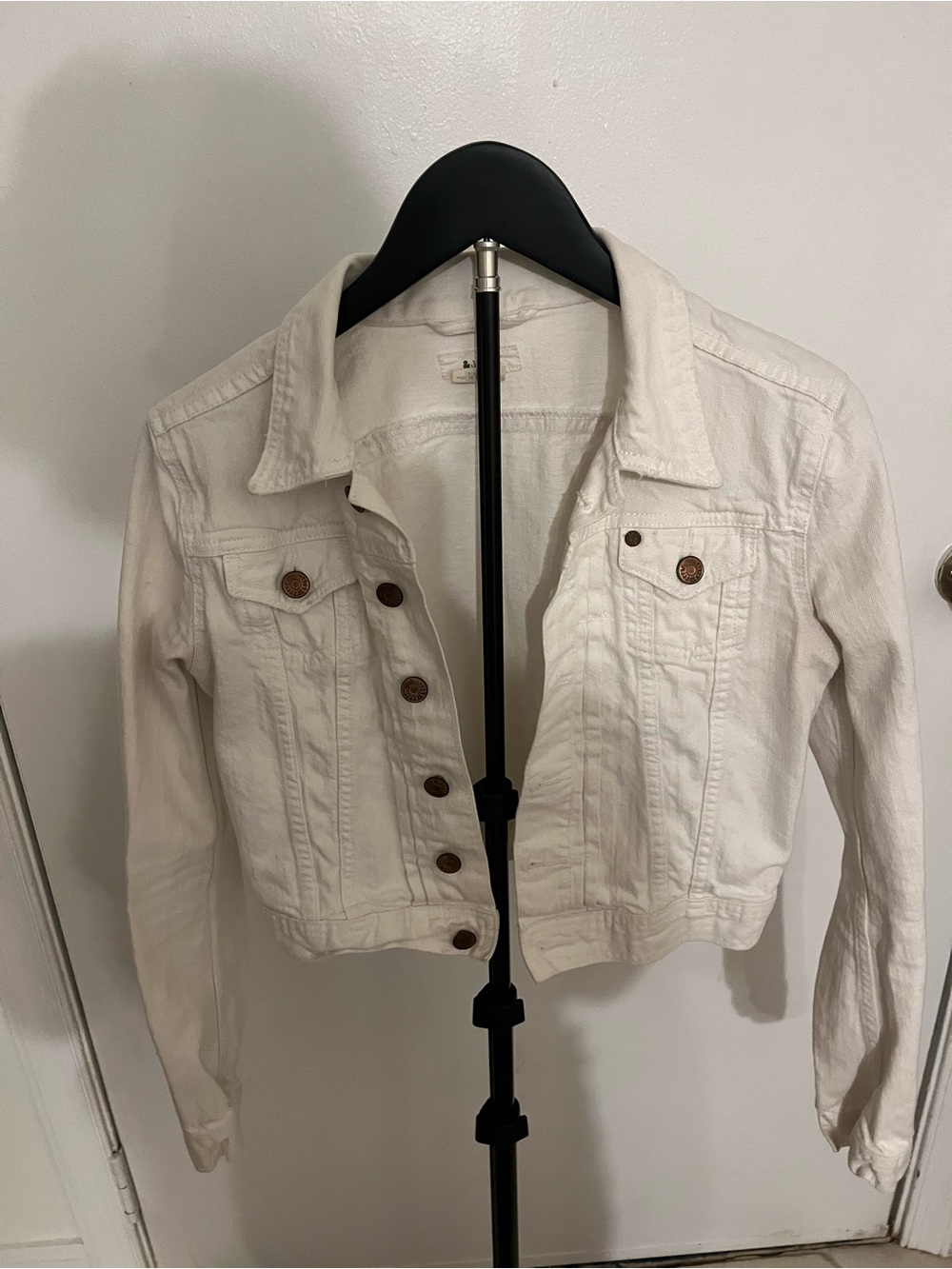 Classic White Women's Denim Jacket